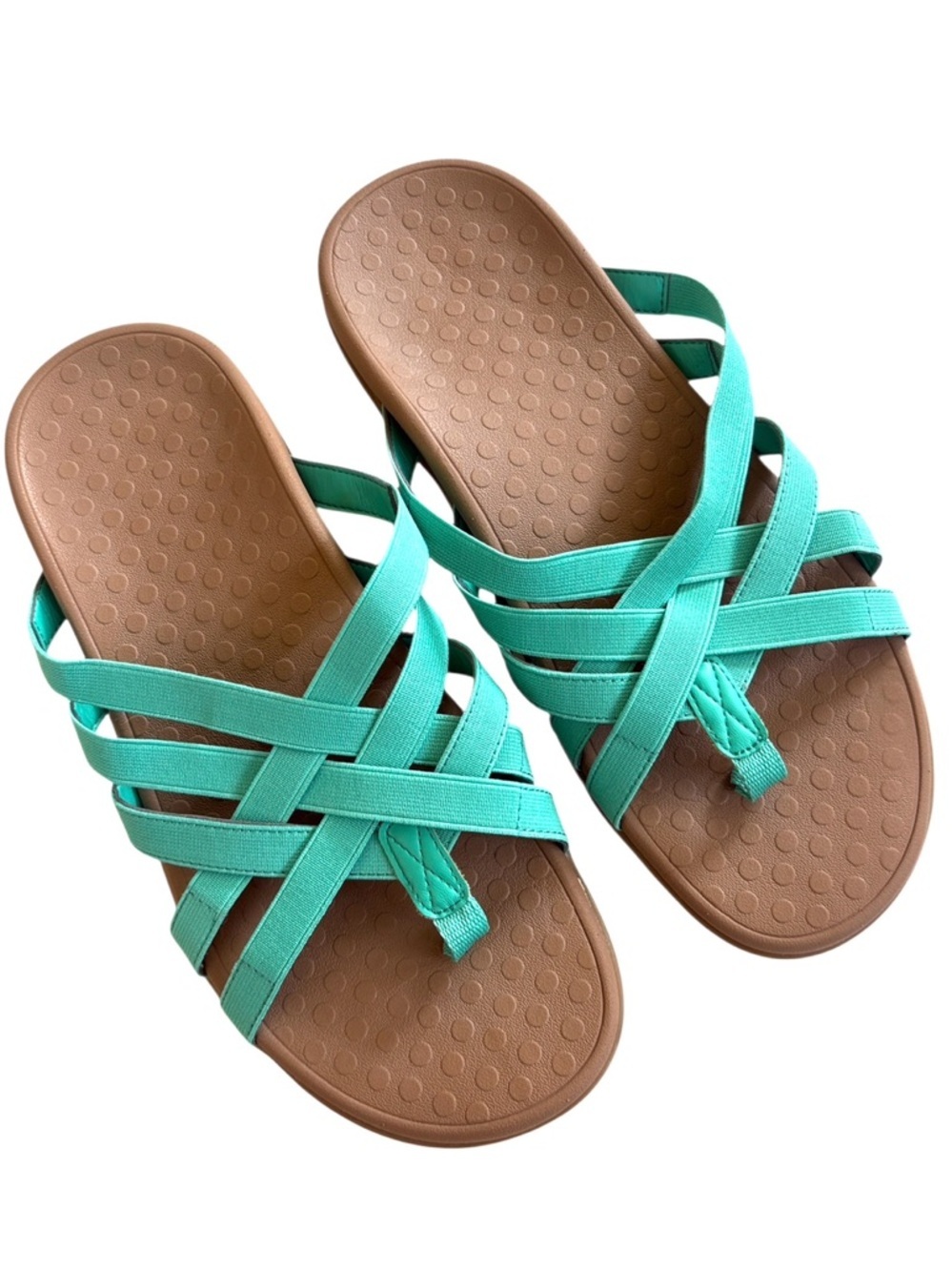 Like New Vionic Tia Sandals Strappy Sandals Aqua Size 10
